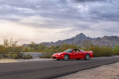 2005 Acura NSX in New Formula Red over Tan