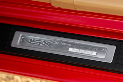 2005 Acura NSX in New Formula Red over Tan