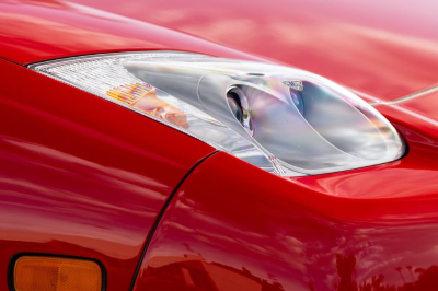 2005 Acura NSX in New Formula Red over Tan