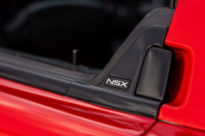 2005 Acura NSX in New Formula Red over Tan