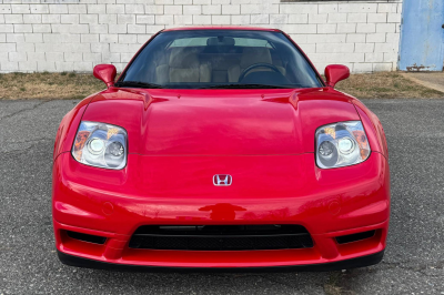 2005 Acura NSX in New Formula Red over Tan