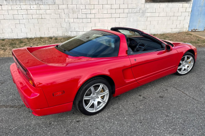 2005 Acura NSX in New Formula Red over Tan