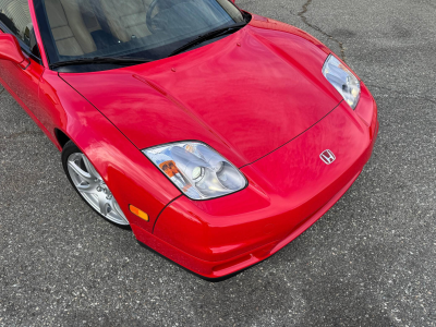 2005 Acura NSX in New Formula Red over Tan