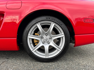 2005 Acura NSX in New Formula Red over Tan