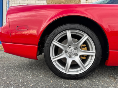 2005 Acura NSX in New Formula Red over Tan