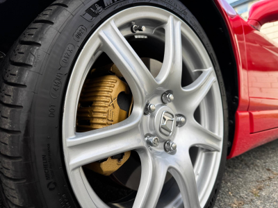 2005 Acura NSX in New Formula Red over Tan