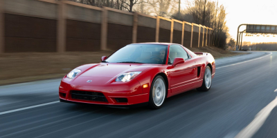 2005 Acura NSX in New Formula Red over Tan