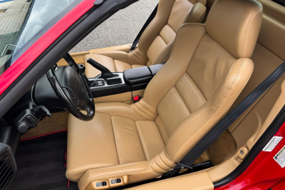 2005 Acura NSX in New Formula Red over Tan