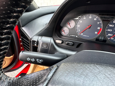 2005 Acura NSX in New Formula Red over Tan