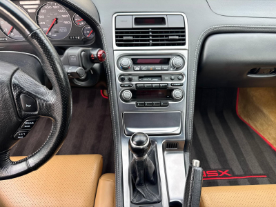2005 Acura NSX in New Formula Red over Tan