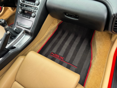 2005 Acura NSX in New Formula Red over Tan