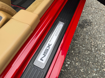 2005 Acura NSX in New Formula Red over Tan