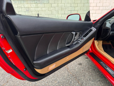 2005 Acura NSX in New Formula Red over Tan