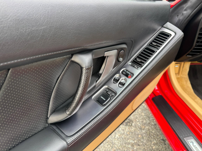 2005 Acura NSX in New Formula Red over Tan