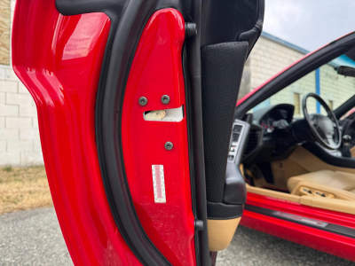 2005 Acura NSX in New Formula Red over Tan