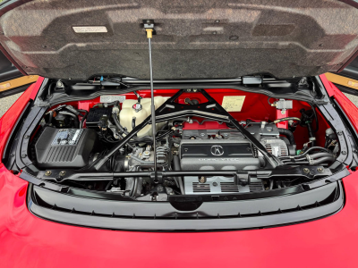 2005 Acura NSX in New Formula Red over Tan