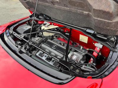 2005 Acura NSX in New Formula Red over Tan