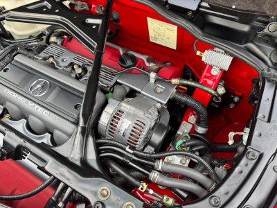 2005 Acura NSX in New Formula Red over Tan