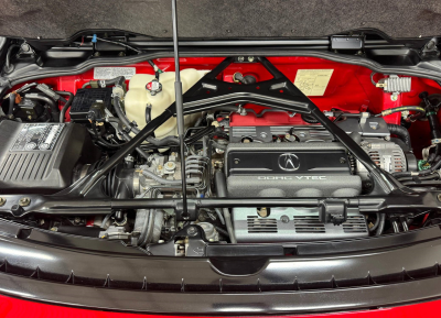 2005 Acura NSX in New Formula Red over Tan