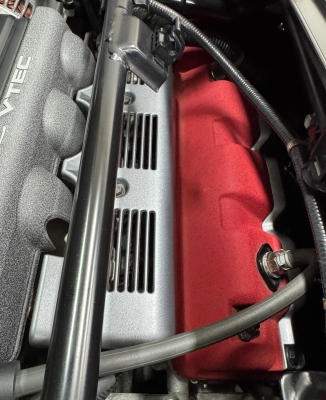 2005 Acura NSX in New Formula Red over Tan