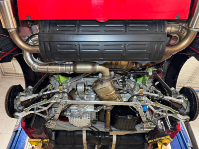 2005 Acura NSX in New Formula Red over Tan