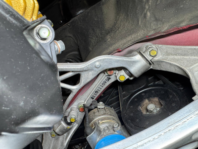 2005 Acura NSX in New Formula Red over Tan