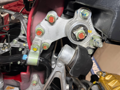 2005 Acura NSX in New Formula Red over Tan