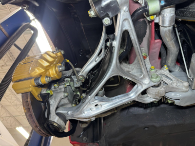 2005 Acura NSX in New Formula Red over Tan