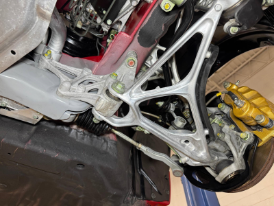 2005 Acura NSX in New Formula Red over Tan