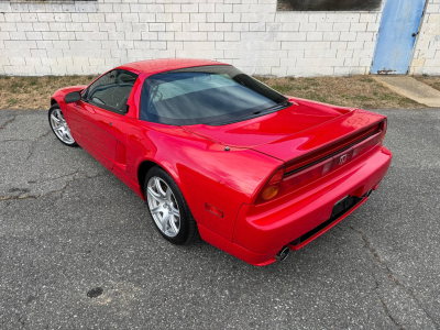 2005 Acura NSX in New Formula Red over Tan