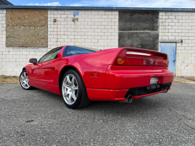 2005 Acura NSX in New Formula Red over Tan