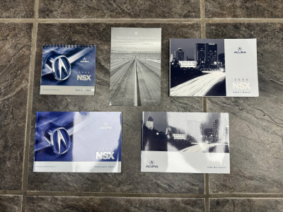 2005 Acura NSX in New Formula Red over Tan