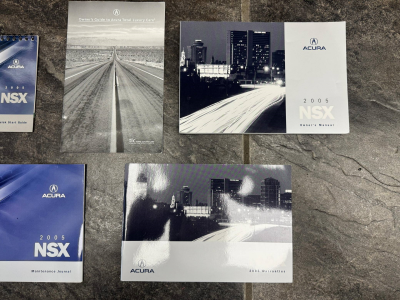 2005 Acura NSX in New Formula Red over Tan