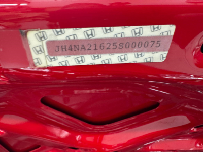 2005 Acura NSX in New Formula Red over Tan