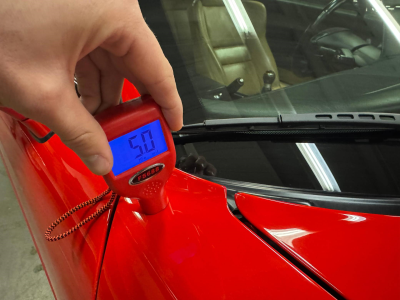 2005 Acura NSX in New Formula Red over Tan