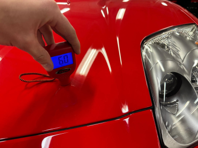 2005 Acura NSX in New Formula Red over Tan