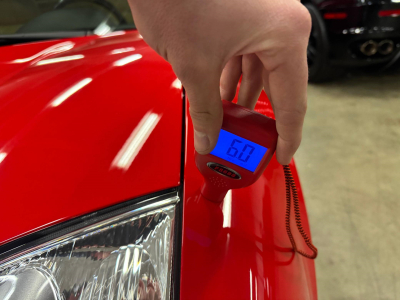 2005 Acura NSX in New Formula Red over Tan