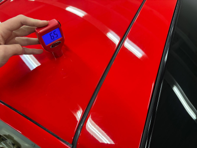 2005 Acura NSX in New Formula Red over Tan