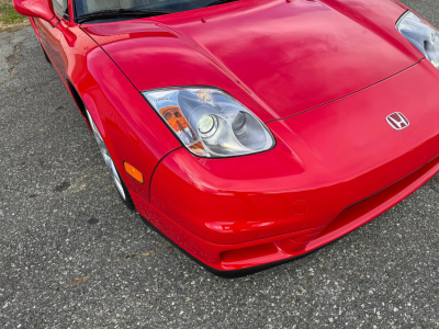 2005 Acura NSX in New Formula Red over Tan