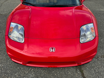 2005 Acura NSX in New Formula Red over Tan