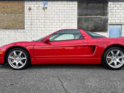 2005 Acura NSX in New Formula Red over Tan