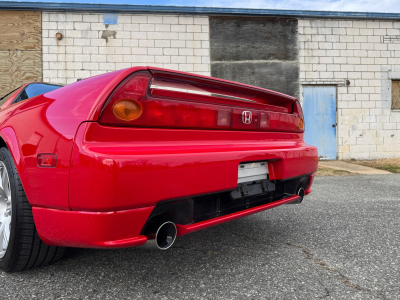 2005 Acura NSX in New Formula Red over Tan