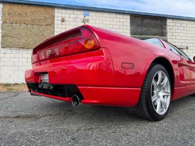 2005 Acura NSX in New Formula Red over Tan
