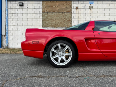 2005 Acura NSX in New Formula Red over Tan