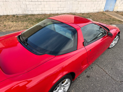 2005 Acura NSX in New Formula Red over Tan