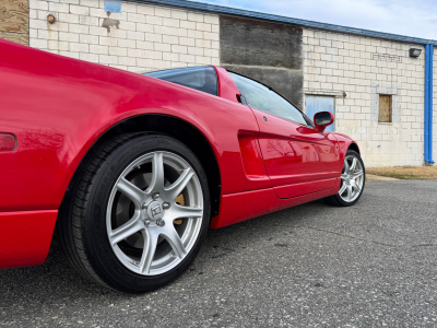 2005 Acura NSX in New Formula Red over Tan