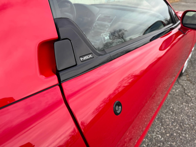 2005 Acura NSX in New Formula Red over Tan