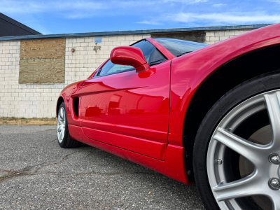 2005 Acura NSX in New Formula Red over Tan