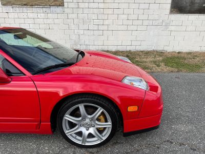 2005 Acura NSX in New Formula Red over Tan
