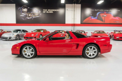 2005 Acura NSX in New Formula Red over Tan